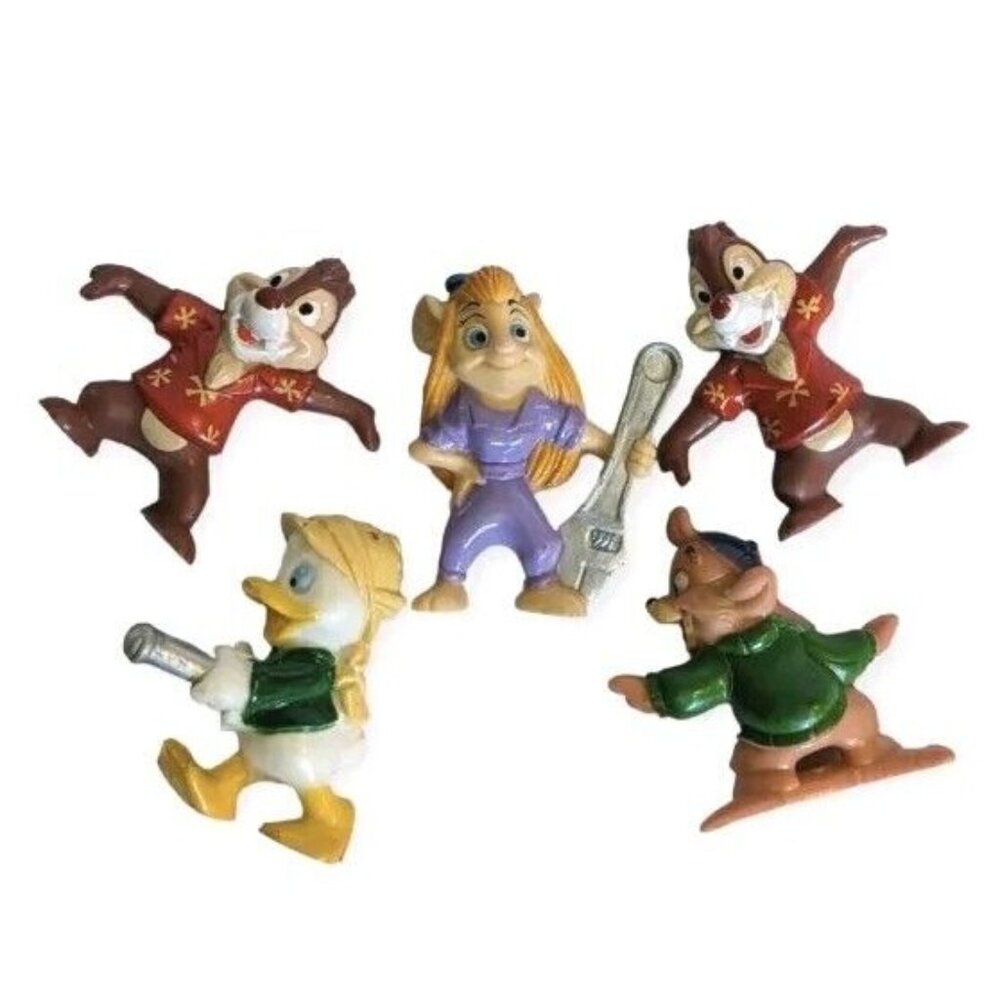 Disney Kelloggs Cereal Figures Rescue Rangers Tales Spin Duck Chip Dale 90s Lot